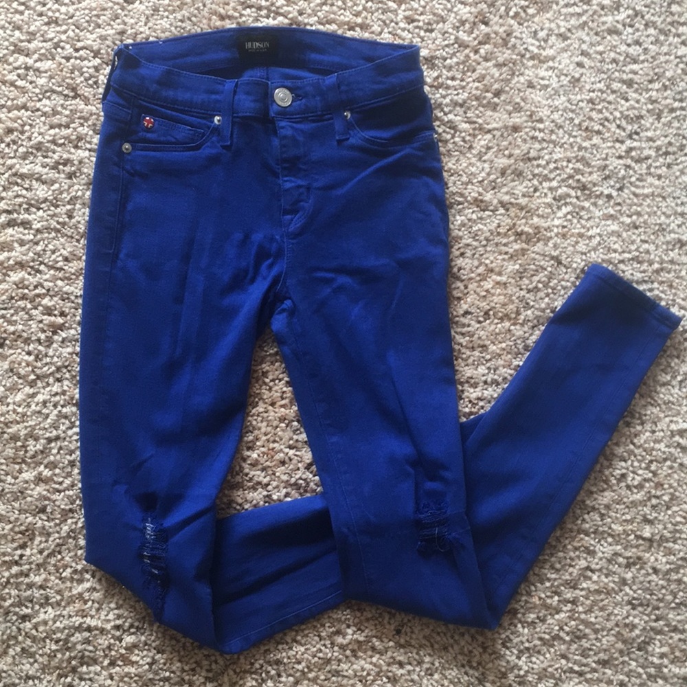 Royal blue Hudson jeans size 26